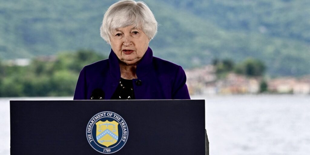 Janet Yellen warns higher rate outlook will make it harder to keep deficits and debt spending under control